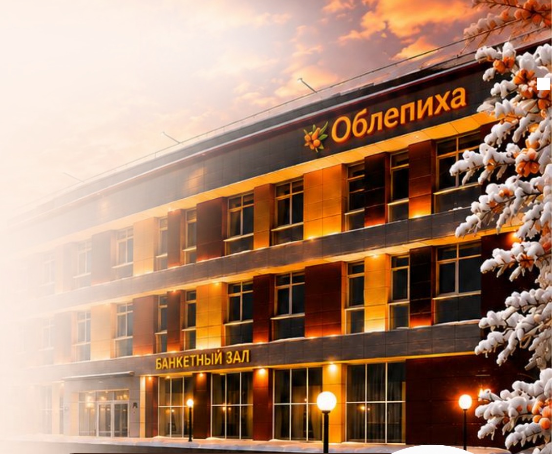 Гостиничный комплекс «Облепиха» зимой