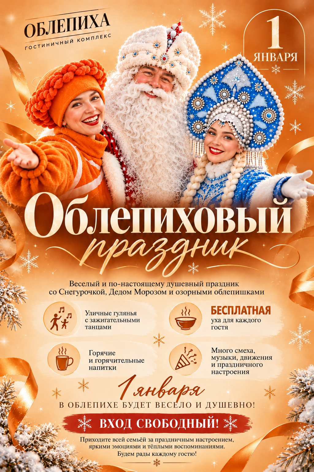 Облепиховый праздник 1 января!